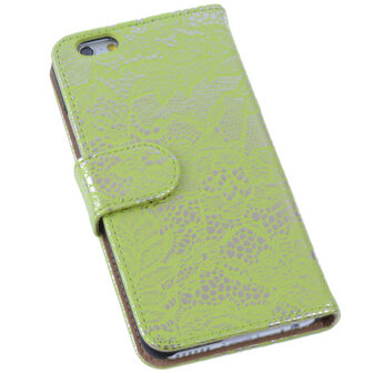 Lace Groen iPhone 6 Book/Wallet Case/Cover