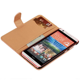 BC Slang Pink Hoesje voor HTC Desire 820 Book/Wallet Case