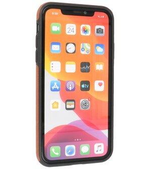 Lederen Backcover Hoesje voor iPhone 11 - Cognac