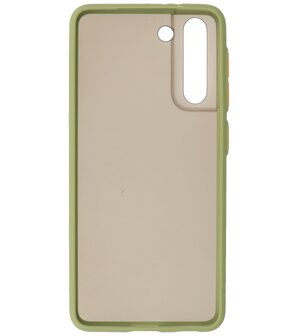 Kleurcombinatie Hard Case voor Samsung Galaxy S21 - Groen