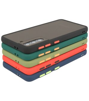 Kleurcombinatie Hard Case voor Samsung Galaxy S21 - Groen