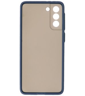 Kleurcombinatie Hard Case voor Samsung Galaxy S21 Plus - Blauw