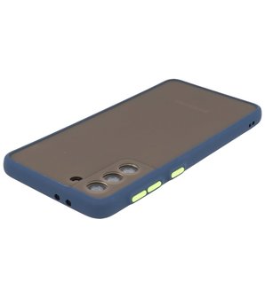 Kleurcombinatie Hard Case voor Samsung Galaxy S21 Plus - Blauw