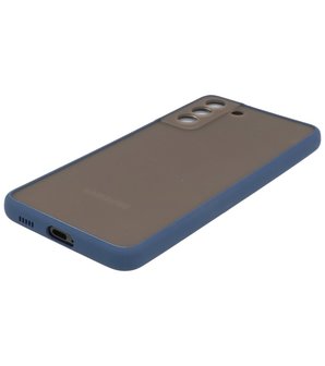 Kleurcombinatie Hard Case voor Samsung Galaxy S21 Plus - Blauw