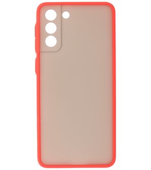 Kleurcombinatie Hard Case voor Samsung Galaxy S21 Plus - Rood