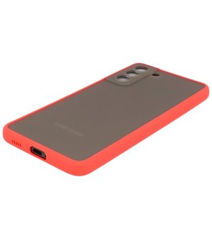 Kleurcombinatie Hard Case voor Samsung Galaxy S21 Plus - Rood