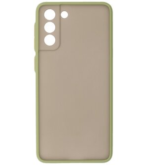 Kleurcombinatie Hard Case voor Samsung Galaxy S21 Plus - Groen