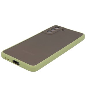 Kleurcombinatie Hard Case voor Samsung Galaxy S21 Plus - Groen