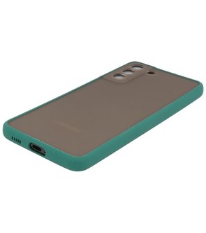 Kleurcombinatie Hard Case voor Samsung Galaxy S21 Plus - Donker Groen