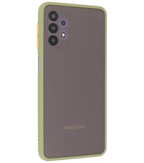 Kleurcombinatie Hard Case voor Samsung Galaxy A32 5G - Groen