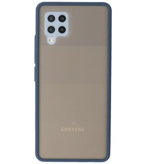 Kleurcombinatie Hard Case voor Samsung Galaxy A42 5G - Blauw