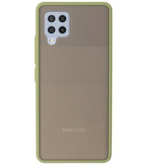 Kleurcombinatie Hard Case voor Samsung Galaxy A42 5G - Groen