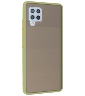 Kleurcombinatie Hard Case voor Samsung Galaxy A42 5G - Groen