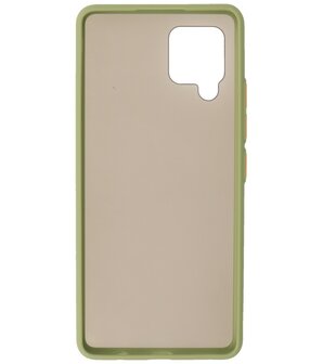 Kleurcombinatie Hard Case voor Samsung Galaxy A42 5G - Groen