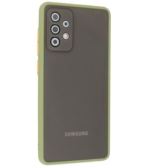 Kleurcombinatie Hard Case voor Samsung Galaxy A72 5G - Groen