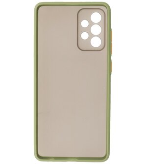Kleurcombinatie Hard Case voor Samsung Galaxy A72 5G - Groen