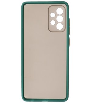Kleurcombinatie Hard Case voor Samsung Galaxy A72 5G - Donker Groen