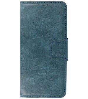 Portemonnee Wallet Case Hoesje voor Nokia 1.4 - Blauw