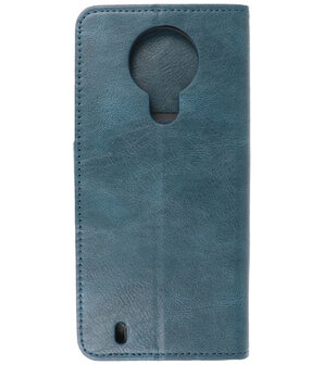 Portemonnee Wallet Case Hoesje voor Nokia 1.4 - Blauw