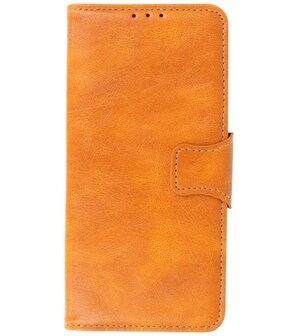 Portemonnee Wallet Case Hoesje voor Nokia G20 - Nokia G10 - Bruin