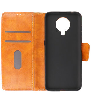 Portemonnee Wallet Case Hoesje voor Nokia G20 - Nokia G10 - Bruin