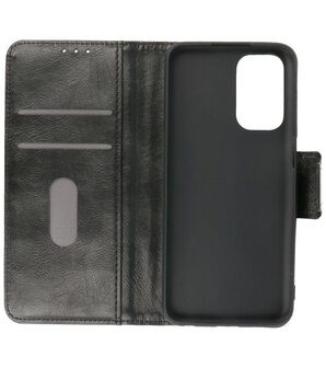Portemonnee Wallet Case Hoesje voor Oppo Reno 5 5G - Find X3 Lite - Zwart