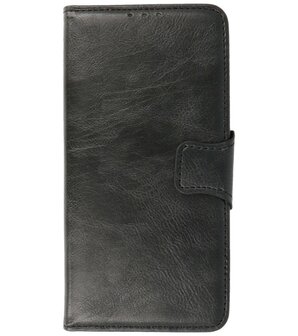 Portemonnee Wallet Case Hoesje voor Oppo Reno 5Z - A94 5G - F19 Pro Plus - Zwart