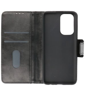 Portemonnee Wallet Case Hoesje voor Oppo Reno 5Z - A94 5G - F19 Pro Plus - Zwart