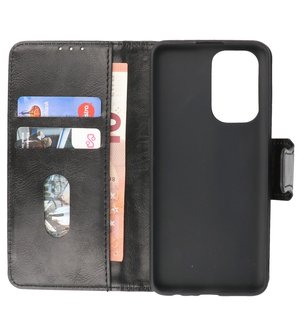 Portemonnee Wallet Case Hoesje voor Oppo Reno 5Z - A94 5G - F19 Pro Plus - Zwart