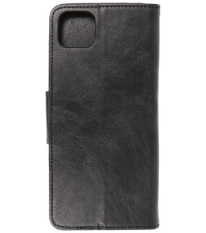 Portemonnee Wallet Case Hoesje voor Samsung Galaxy A22 5G - Zwart