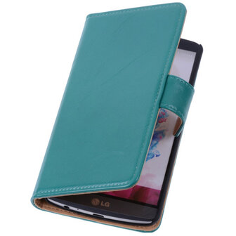 PU Leder Groen LG Optimus L7 2 Book/Wallet Case/Cover 