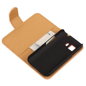 BC Slang Pink Hoesje voor Samsung Galaxy Young 2 Bookcase Cover