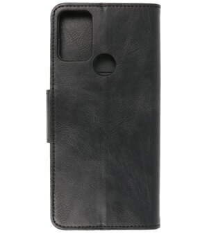 Portemonnee Wallet Case Hoesje voor Motorola Moto G50 - Zwart