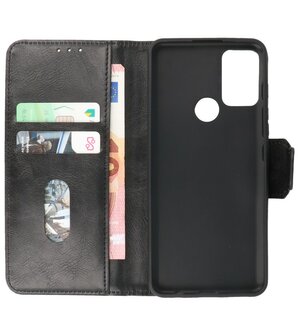 Portemonnee Wallet Case Hoesje voor Motorola Moto G50 - Zwart