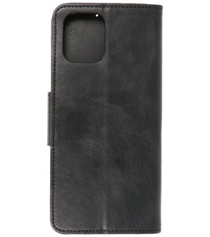 Portemonnee Wallet Case Hoesje voor Motorola Moto G100 - Zwart