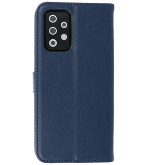Booktype Wallet Case Telefoonhoesje voor Samsung Galaxy A72 5G - Navy
