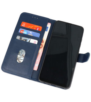 Booktype Wallet Case Telefoonhoesje voor Samsung Galaxy A22 5G - Navy