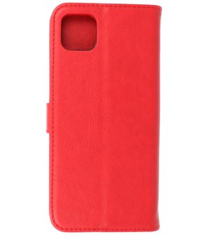 Booktype Wallet Case Telefoonhoesje voor Samsung Galaxy A22 5G - Rood