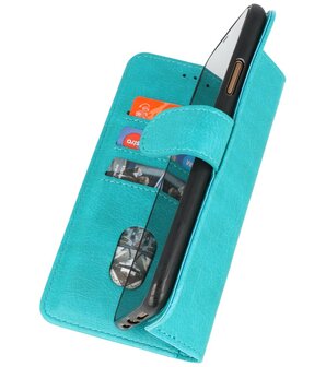 Booktype Wallet Case Telefoonhoesje voor Samsung Galaxy A22 5G - Groen