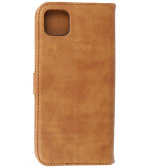 Booktype Wallet Case Telefoonhoesje voor Samsung Galaxy A22 5G - Bruin