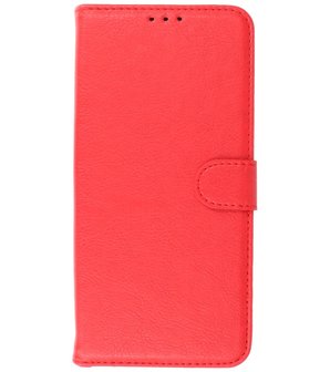 Booktype Wallet Case Telefoonhoesje voor Motorola Moto G30 - Rood