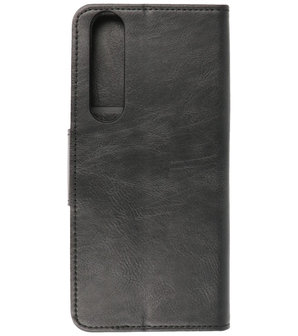 Portemonnee Wallet Case Hoesje voor Sony Xperia 1 III Zwart