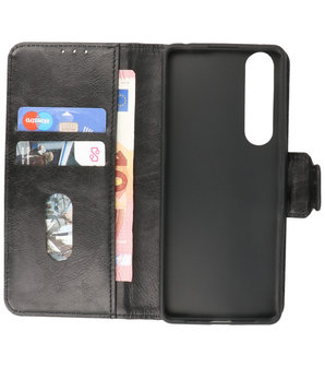 Portemonnee Wallet Case Hoesje voor Sony Xperia 1 III Zwart