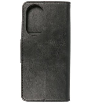 Portemonnee Wallet Case Hoesje voor Honor 50 SE Zwart