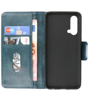 Portemonnee Wallet Case Hoesje voor OnePlus Nord CE Blauw