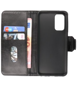 Portemonnee Wallet Case Hoesje voor OnePlus Nord N200 Zwart