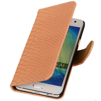 Pink Slang Hoesje voor Samsung Galaxy A3 2015 Book/Wallet Case/Cover