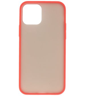 Kleurcombinatie Hard Case Hoesje voor iPhone 12 Mini Rood