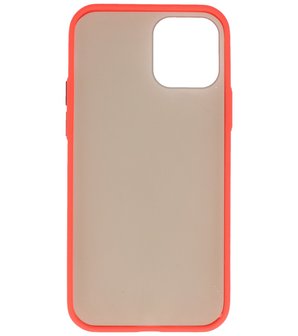 Kleurcombinatie Hard Case Hoesje voor iPhone 12 Mini Rood