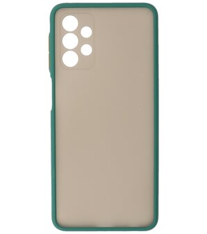 Samsung Galaxy A32 4G Hoesje Back Cover Telefoonhoesje Donker Groen